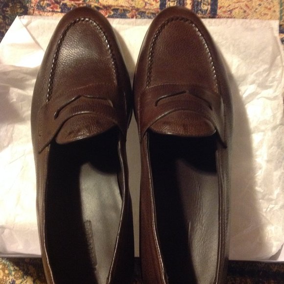 Nettleton Men\'s Alicante Dark Brown Leather Loafers 11.5D(EU 44.5) New in Box. main image 5